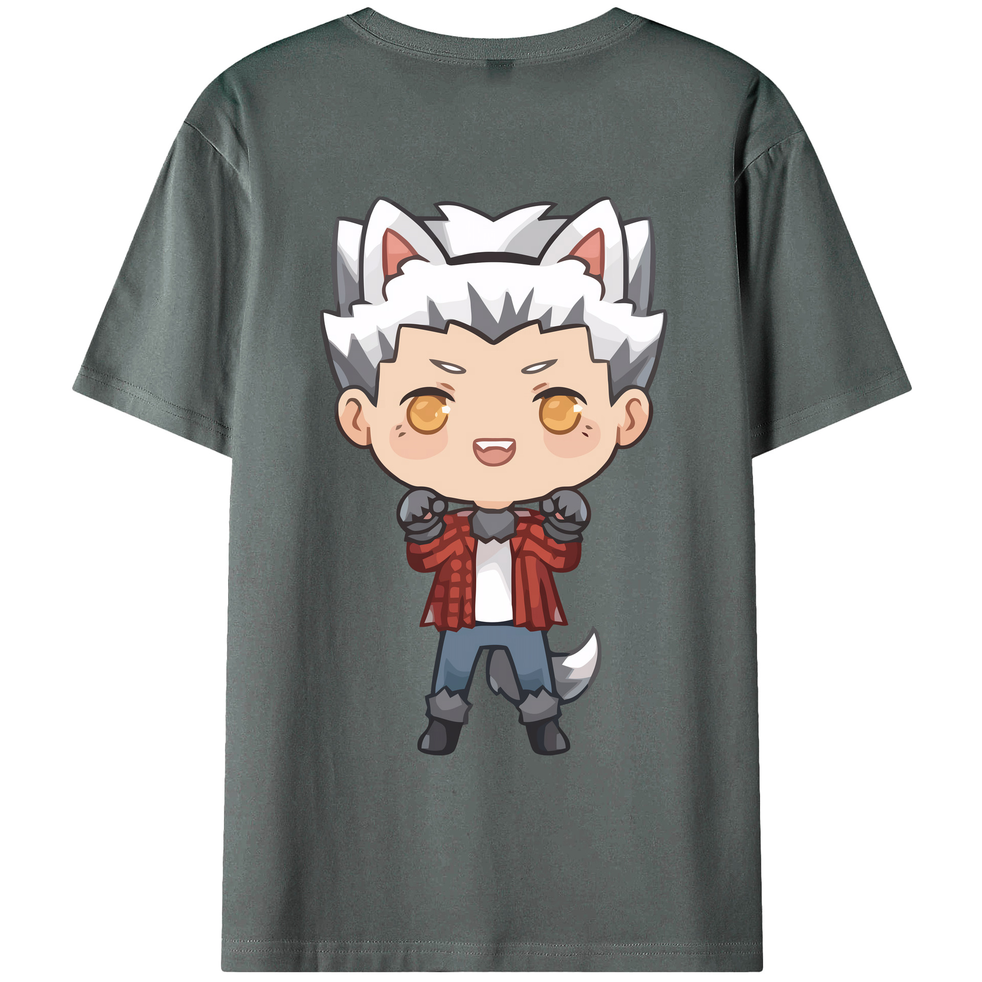 （画像用） ハイキュー!! Haikyu!! 綿100％ メンズ半袖Tシャツ（バックプリント） 通気性